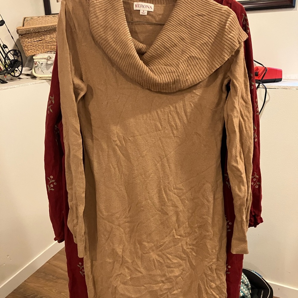 Carmel sweater dress wool/cotton